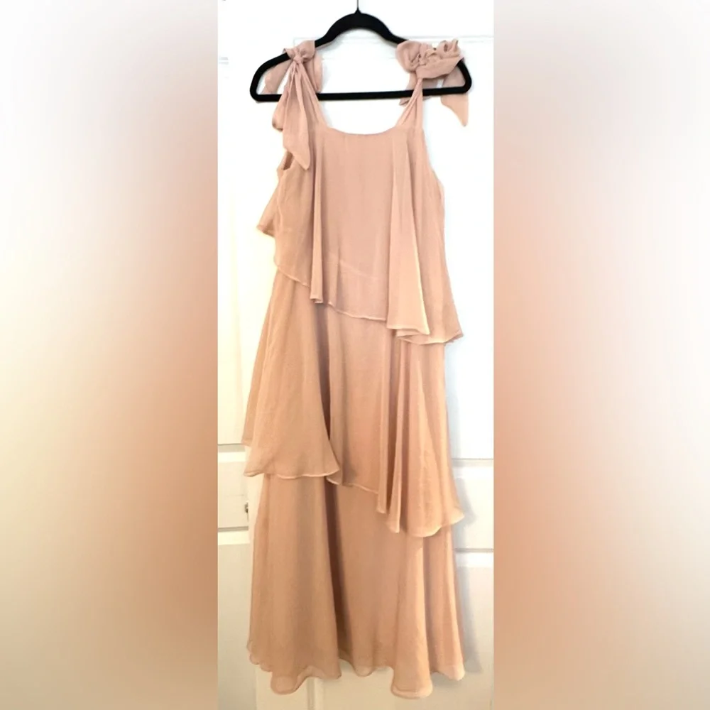 H&M Blush Tiered Maxi Dress - Picture 5 of 9